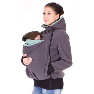Chamarra portadora de bebé para mujeres canguro invierno maternidad abrigo para embarazadas