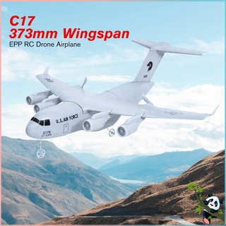 C17 Transport Aircraft 373mm Wingspan EPP RC Drone Airplane 2.4GHz 2CH 3-Axis DIY Aircraft for Children Toy