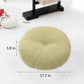 [WNT] 1Pcs Round Cotton Linen Floor Cushion Pillow Tatami Round Chair Cushions Cotton DFH