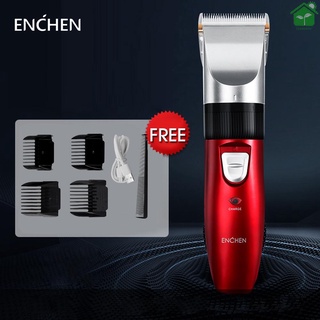 【gree】ENCHEN Sharp Hair Trimmer Electric Hair Cutter Home USB Fast Charging Hair Clipper Cordless Rechargeable Ceramic Cutting Head Low Noise For Adults Children