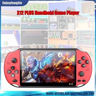 (Enjoyfenglin) X12 PLUS consola de juegos portátil de 8 gb incorporado 2000 juegos para PSP jugador de juegos