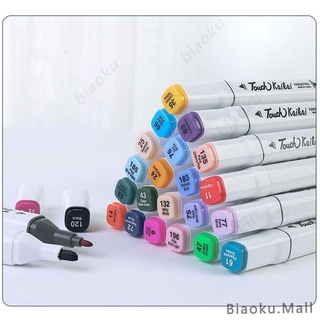 [Czk]24/48/60/80 marcadores de color Set Touch Sketch Art marcador de doble punta bolígrafos para artista Manga marcadores suministros de arte escuela (4)