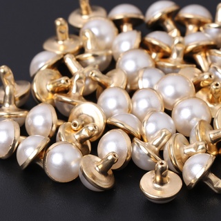 maonn 100x perlas de imitación con remaches tachuelas bolsa de cuero zapatos ropa artesanía decoración (3)