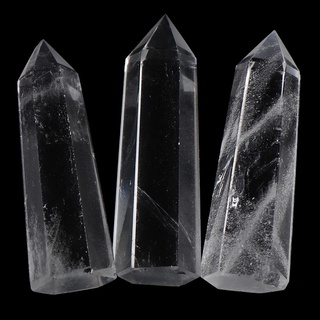 [crushcactushb] 1 pieza de cuarzo transparente punto de cristal varita natural espécimen reiki piedra curativa venta caliente (3)