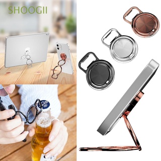 shoogii soporte universal para teléfono coche magnético retráctil plegable anillo de escritorio hebilla multifunción abridor de botellas de metal