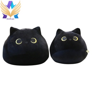 lindo gato negro muñeca de peluche de dibujos animados animales peluches regalos de día de san valentín (1)