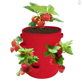 B.c 10 Bolsas De crecimiento De fresas De crecimiento De 8 Bolsas para crecimiento De plantas/Bolsas para crecimiento De plantas/bolsa De jardín transpirable