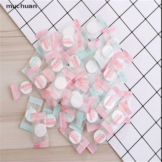 muchuan Ultra-Thin Disposable Compression Facial Mask Wrapped Masks Paper 15/100pcs/Bag .