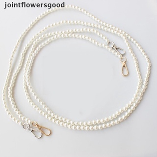 jtff 100/110/120 cm correa de perlas para bolsas bolso de bricolaje bolso de repuesto perla cinturón bueno