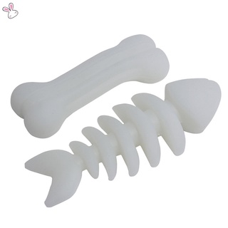 Lovely 1 pza hueso De silicón Para limpieza De dientes en forma De pez/juguete Para perros (3)