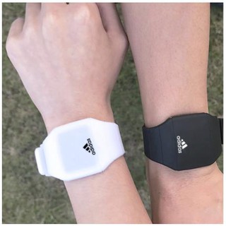 reloj de pulsera led digital adidas de goma unisex para estudiantes/electrónico/deportivo
