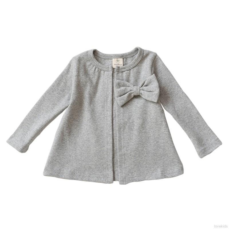 bebé niños niñas punto cuello redondo botón ocio chaqueta chaqueta abrigo (5)