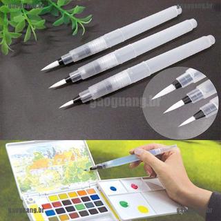 ❤Gg+inventario disponible en 3 piezas/pluma De Tinta Para Pincel De agua/juego De herramientas Para pintar caligrafía acuarela