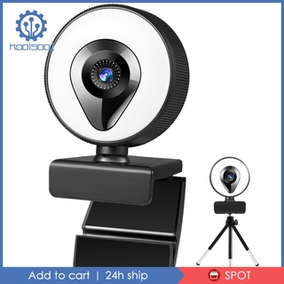 [Kool2-8] Webcam con brillo ajustable de luz para juegos PC portátil escritorio 1k