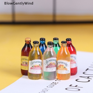 blowgentlywind 10pcs casa de muñecas botella de vino botellas de vino accesorios casa de muñecas juguete en miniatura bgw