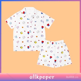 YL🔥 Spot 🔥Kpop BT21 ropa de dormir BTS pijamas chimmy/cooky/tata bundle ropa de dormir