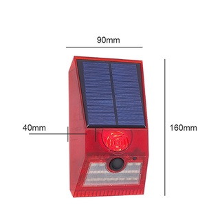 alarma solar con detector de movimiento con control remoto rojo (8)