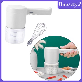[BAOSITY2] Batidor inalámbrico eléctrico de doble modo Mini picador de ajo con USB recargable
