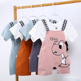 🙌 bebé niñas niños pantalón verano cctton moda casual lindo dibujos animados impresión liguero pantalones de bebé pantalones+camisetas nLlc