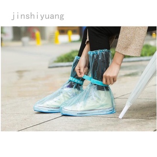 Jinshiyuang - funda de zapatos impermeable engrosada al aire libre, resistente al desgaste, antideslizante, botas de lluvia