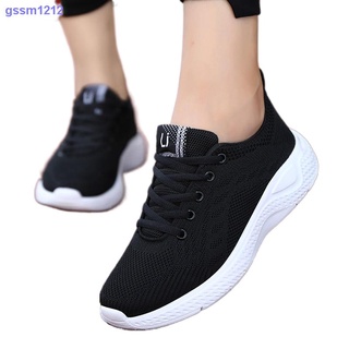 Las mujeres s zapatos 2021 verano de malla transpirable zapatos deportivos de las mujeres s todo-partido negro luz casual zapatos antideslizantes estudiante zapatos para correr