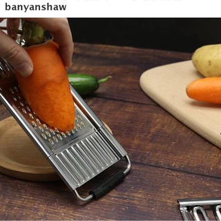 banyanshaw cortador de mandolina multi cuchilla ajustable pelador de frutas verduras cortador trituradora co