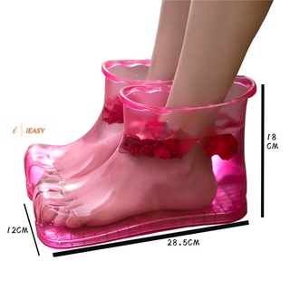 botas de masaje de baño de pies spa hogar relajación cubo botas cuidado de pies caliente compres zapatos (7)