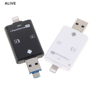 ALIVE USB Flash Drive TF Lector De Tarjetas Adaptador Para Tarjeta SD iOS HUAWEI