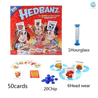 Ola Hedbanz juego de mesa Spin Master juego adivinando qué soy para niños niños adultos partido juego Favor
