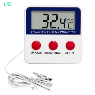 lig termómetro digital congelador termómetro max & min display con imán