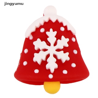 jing: 10 piezas de resina de dibujos animados de santa claus, diseño de árbol de nieve, navidad, bricolaje, decoración de accesorios.