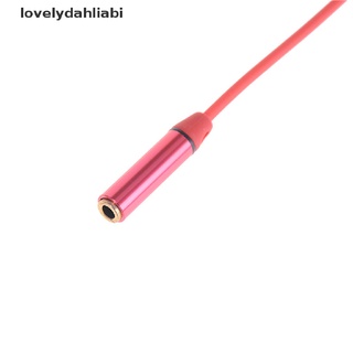 [i] rojo 3.5 mm 4 polos macho hembra auriculares cable de extensión adaptador de audio [caliente] (3)