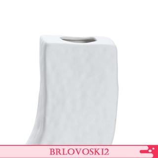 Minimalismo De cerámica blanca Estilo Nórdico brlovoski2 Para decoración De Centro De piezas cocina oficina o Sala Geométrica