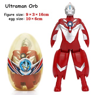 ultraman orb huevo deformación figura de juguete huevos sorpresa