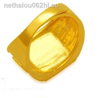 [en stock] ins estilo amante anillo vietnam arena oro anillo hombres vietnam oro incrustaciones de jade hombres oro puro no se desvanece el emperador arena oro joyería