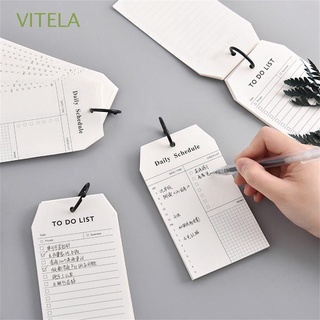 VITELA Multifunctional Planner Memo 52 Sheets/set Loose Leaf Daily Schedule List Portable Memo Pad Students Notepads Book Stationery Supplies Note Pads To Do List