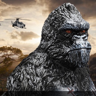 KING KONG Godzilla modelo de goma muñeca versión de película dinosaurio jurásico prehistórico gigante gorila bestia