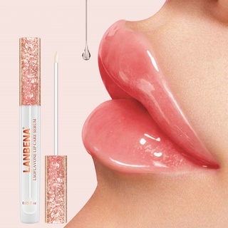 atlantamart lanbena hidratante nutrir cuidado de labios esencia rellena bálsamo lápiz labial líquido transparente