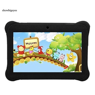 Sges Tablet WiFi de larga duración de 7 pulgadas inteligente táctil de alta resolución Tablet portátil para niños (7)