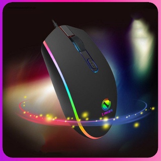 Limeide 007 RGB mouse Óptico con cable Para PC USB
