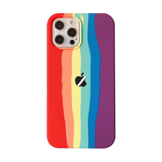Rainbow Casing IPhone caso IPhone 11 11Pro 12 Pro Max 6/6s 7/8 Plus X XS XR XS Max TPU Soft Shell ins estilo moda