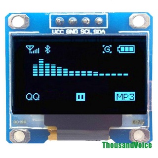[ThousandVoice] 128*64" I2C Iic serie azul Oled Lcd módulo de pantalla Led para Arduino