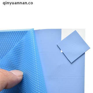 【qinyuannan】 100mmx100mmx1mm Blue Heatsink Cooling Thermal Conductive Silicone Pad CO (5)