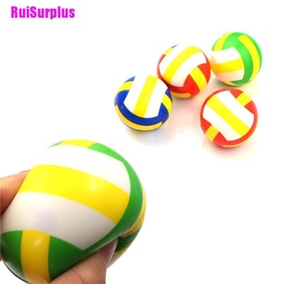 [RuiSursun] 1 Bola De Espuma Para Aliviar El Estrés , Mini Voleibol , Niños , Juguete Al Aire Libre