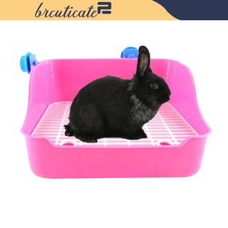 [Brcutile2] caja De lectura De conejo conejito Para mascotas esquinero jaula caja entrenador rectangular De Plástico pequeño animal Pan Para mascotas (9)