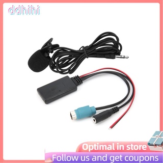 Ddhihi - adaptador de Cable auxiliar Bluetooth con micrófono para Alpine KCE‐236B CDA‐9852/E CDE‐9887/R