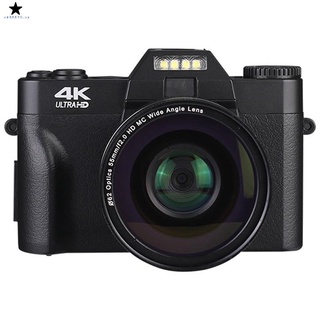 profesional 4k cámara digital cámara de vídeo videocámara uhd para youtube wifi portátil de mano 16x digital zoom selfie cam (1)