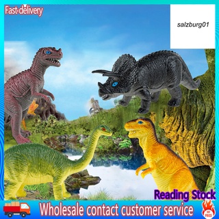 12 pzas/juego De Modelos De dinosaurio/juguete De dinosaurio Resistente A ropa Portátil Para niños