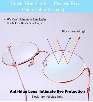 Gafas de miopía de moda con gafas graduadas marco femenino estudiantes coreanos Anti-azul luz y a prueba de radiación gafas de Panda marea femenina (9)