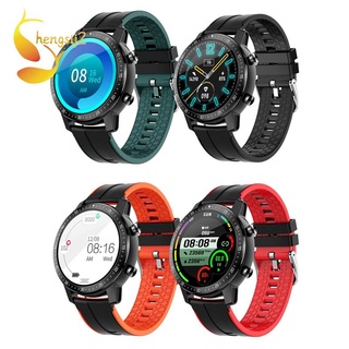 reloj inteligente personalizado cara pantalla de prensa completa ip68 impermeable smartwatch para android ios teléfono fitness tracker (verde)